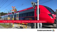Next-gen level crossing system successfully operated in Sweden