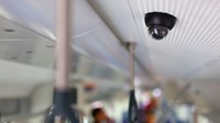 Video surveillance on train
