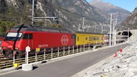 test operation in Gotthard Base Tunnel