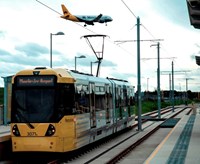 Metrolink Airport line on birthday