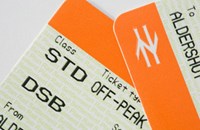 White and orange tickets