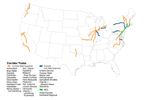 Amtrak - Corridors