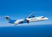 Air Tanzania plane in the sky