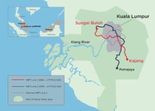 Map of KVMRT