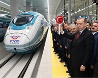 People standing on platform for station platform