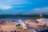 Airplane at Heathrow Aiport