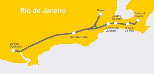 Rio metro map