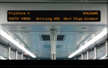 Metromatics - On Board Information Displays - LED On Board Passenger Information Display