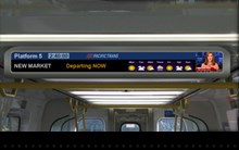 Metromatics - On Board Passenger Information Displays - LCD On Board Passenger Information Display