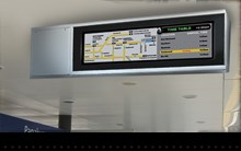 Metromatics - Passenger Information Displays - Slimline LCD Passenger Information Display