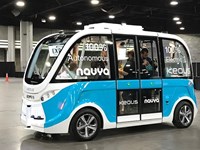 Navya autonomous shuttle