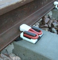 Railway track clip