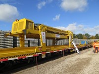 Yellow rail construction machine