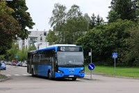 Blue bus