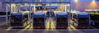 New central electric charging station for the Mercedes-Benz eCitaro at the Mannheim bus plant