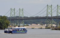 Channel Cat Water Taxi with bridge