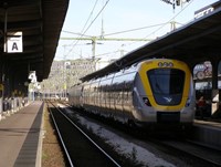 Gothenburg Metro train at Central Station