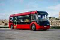 Malta Public Transport unveils First Electric Bus on test in Malta
