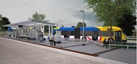 Metro Transit Orange Line BRT rendering