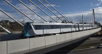 Sydney's new Metro crosses the Skytrain Bridge