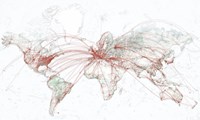 Visualization of mobility infrastructure on land and in the air