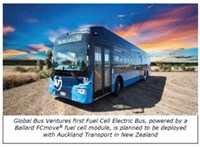 Ballard Powers New Zealand’s First Cell Electric Bus by Global Bus Ventures