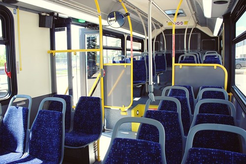 New Flyer Xcelsior CHARGE Bus Interior