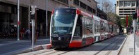 First daytime light rail test to Circular Quay