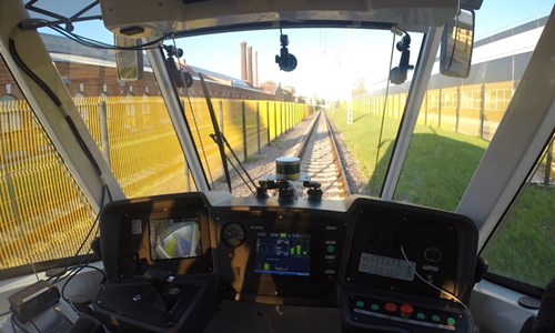 Testing the autonomous tram technology